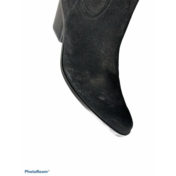 27 edit Bellamy Knee High Boot black suade 6.5 NEW‎ - Picture 2 of 4
